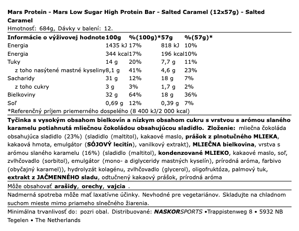 Mars Slalted Caramel